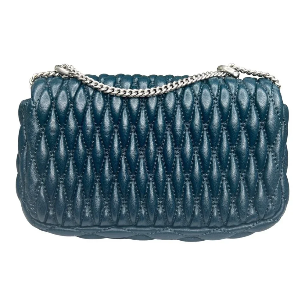 Tory Burch Kira Mini Diamond Leather Flap Shoulder Bag - Picture 3 of 9